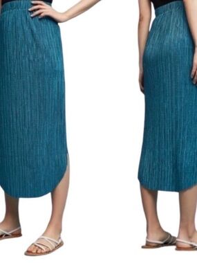 Sabina Musayev Pleated Midi Skirt